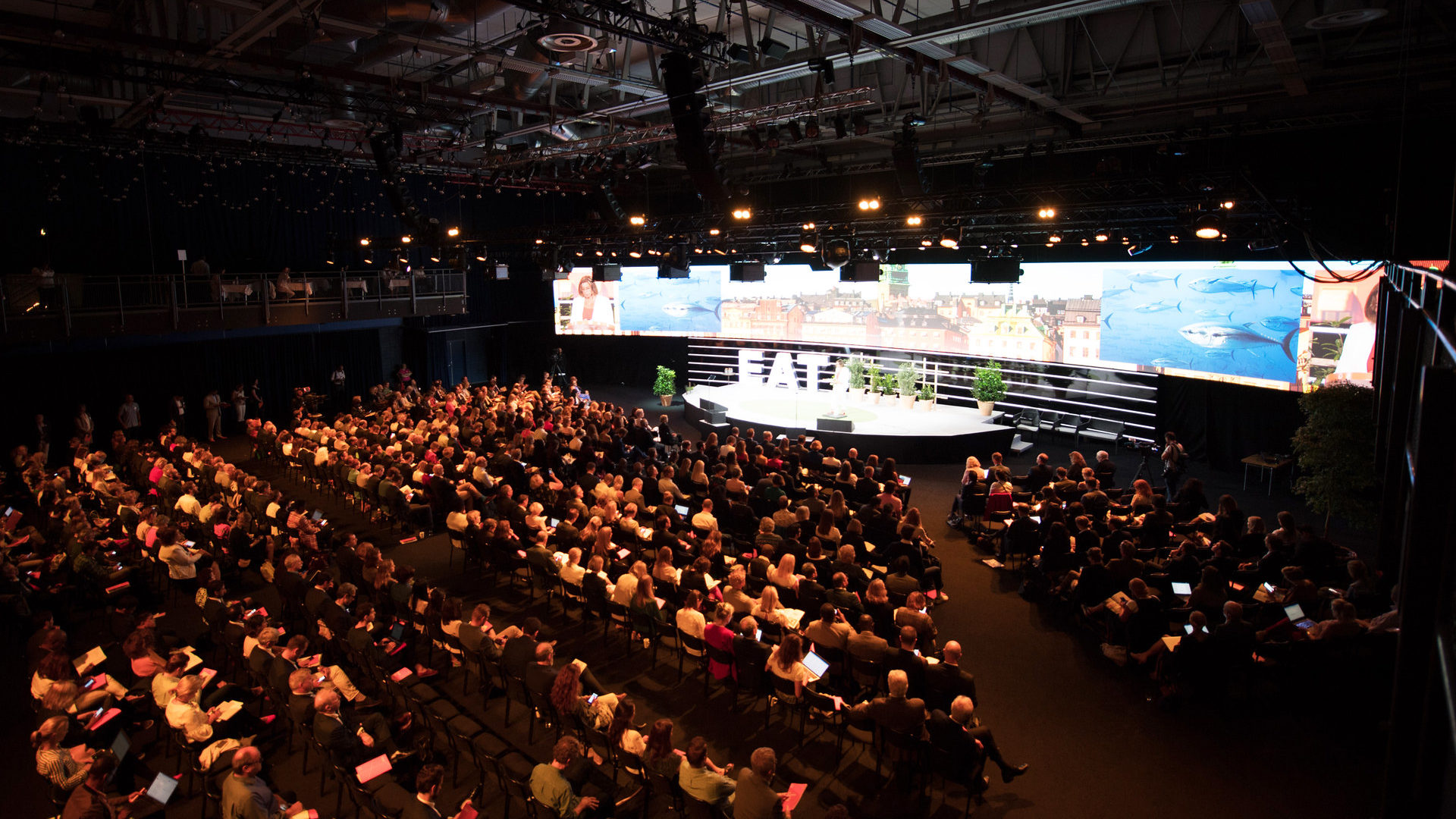 Main auditorium during EAT Stockholm Food Forum 2018