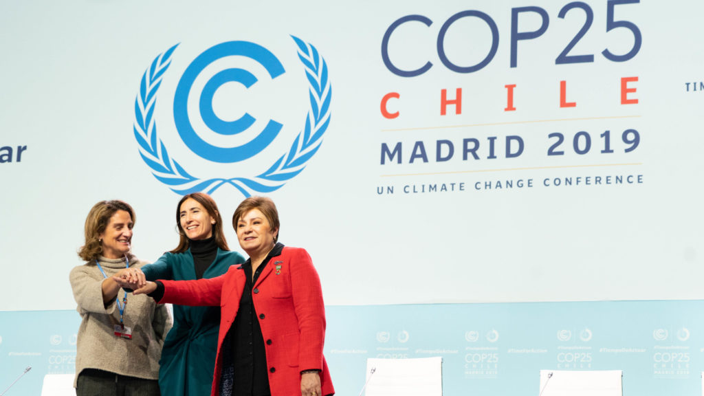 Ambición, crisis y evidencia en la COP25
