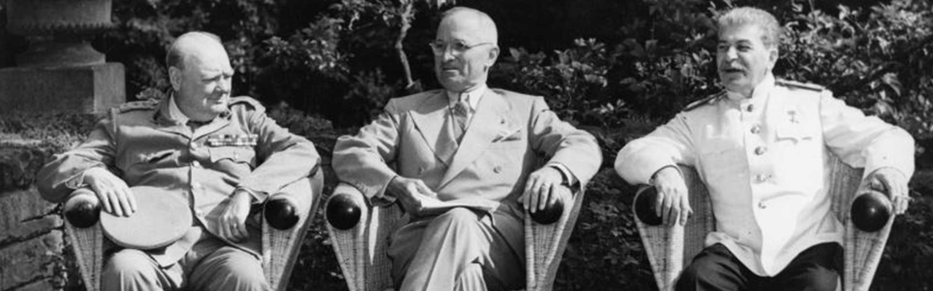 Churchill, Truman i Stalin a Postdam