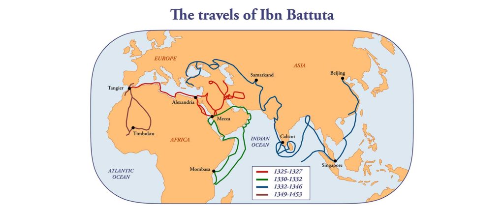 Mapa Ibn Battuta